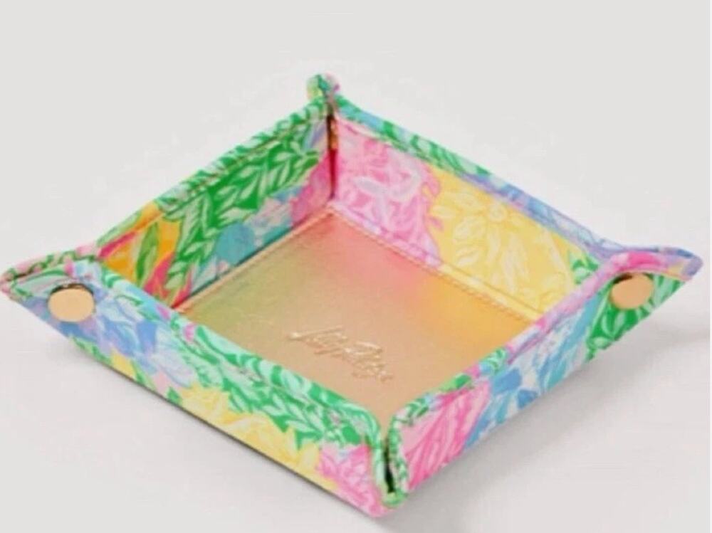 Lilly Pulitzer Catch All Tray Bright Delight New In Packaging